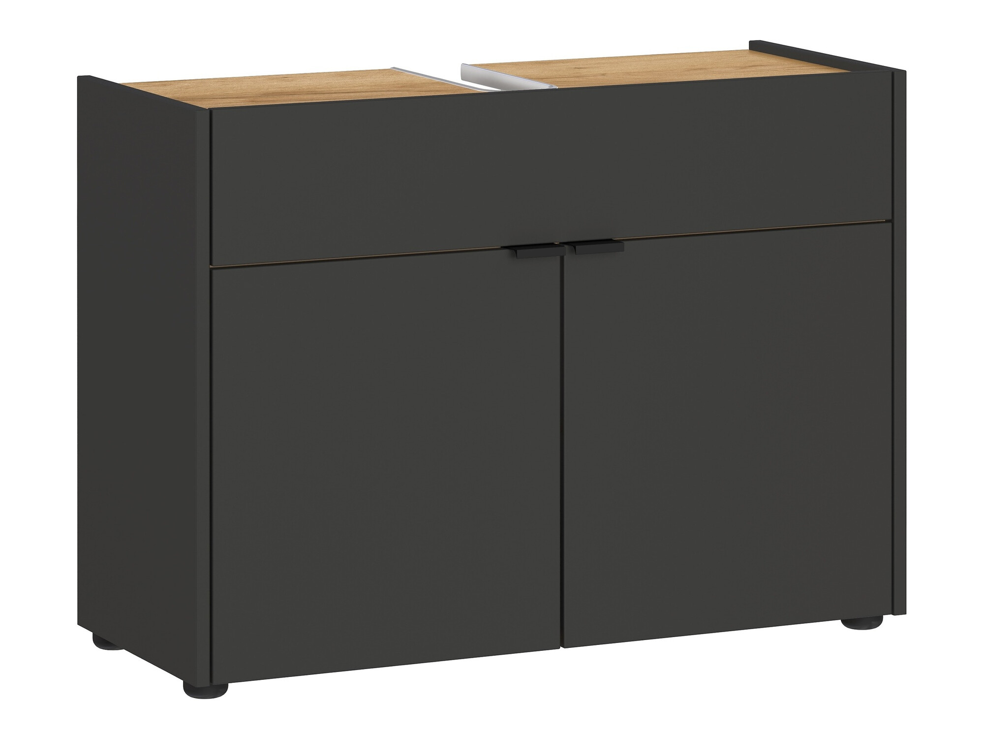 Комплект за баня Ventei 110 (Графит + Navarra дъб)