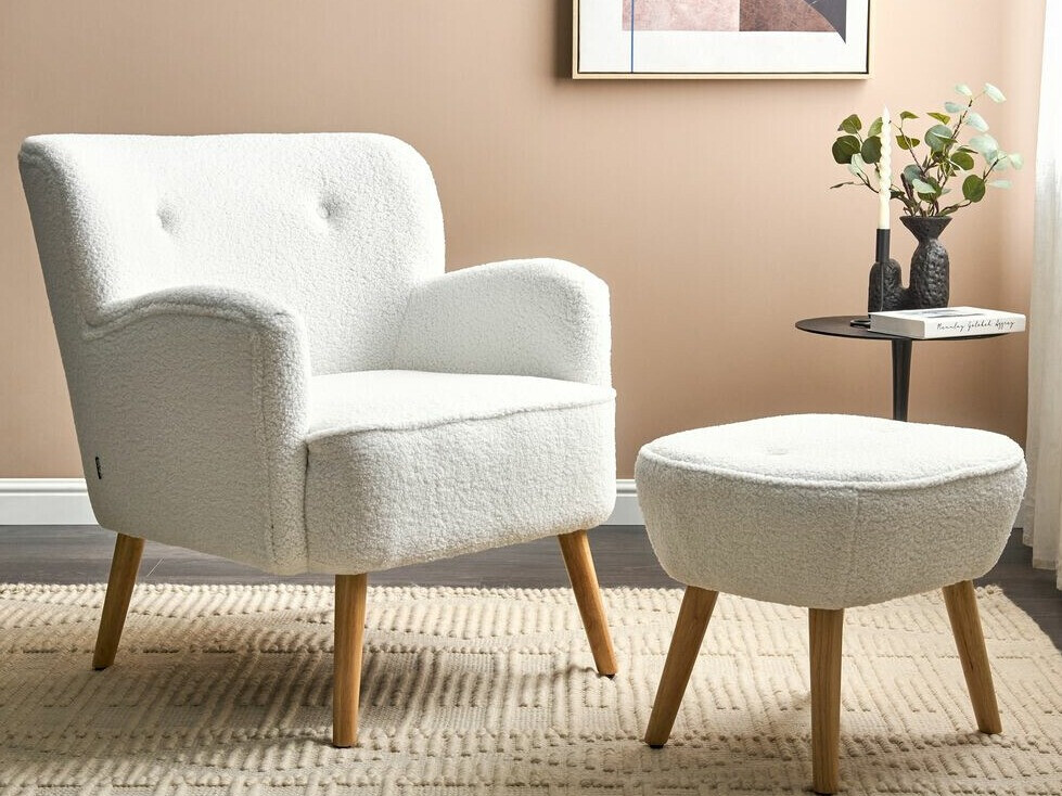 Фотьойл Berwyn 2133 (Бял)