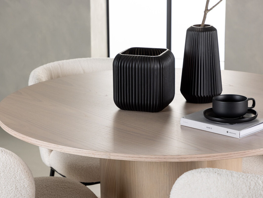 Маса и столове за трапезария Dallas 4356 (Ярък дърво)