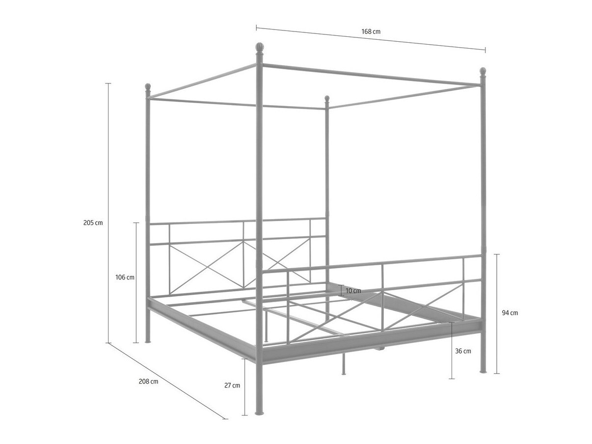 Легло Denton 1315 (Бял)