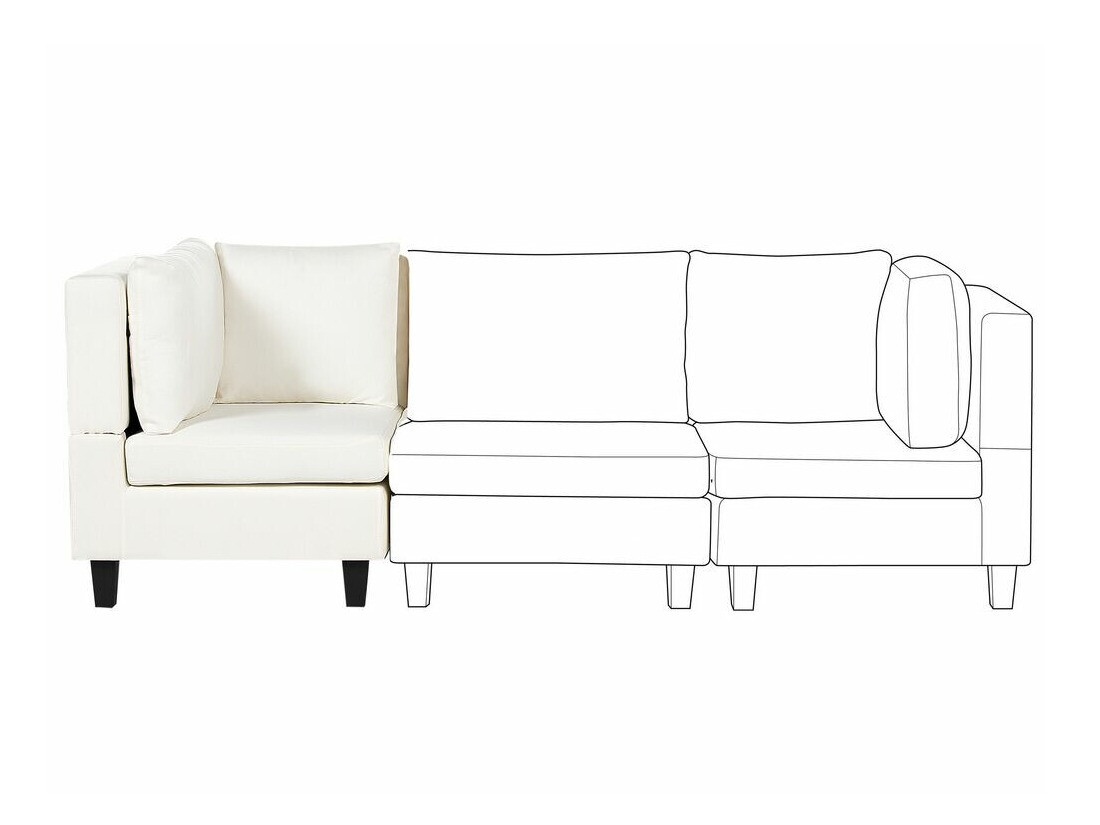 Модулен фотьойл Elbmeli 102 (Бял)