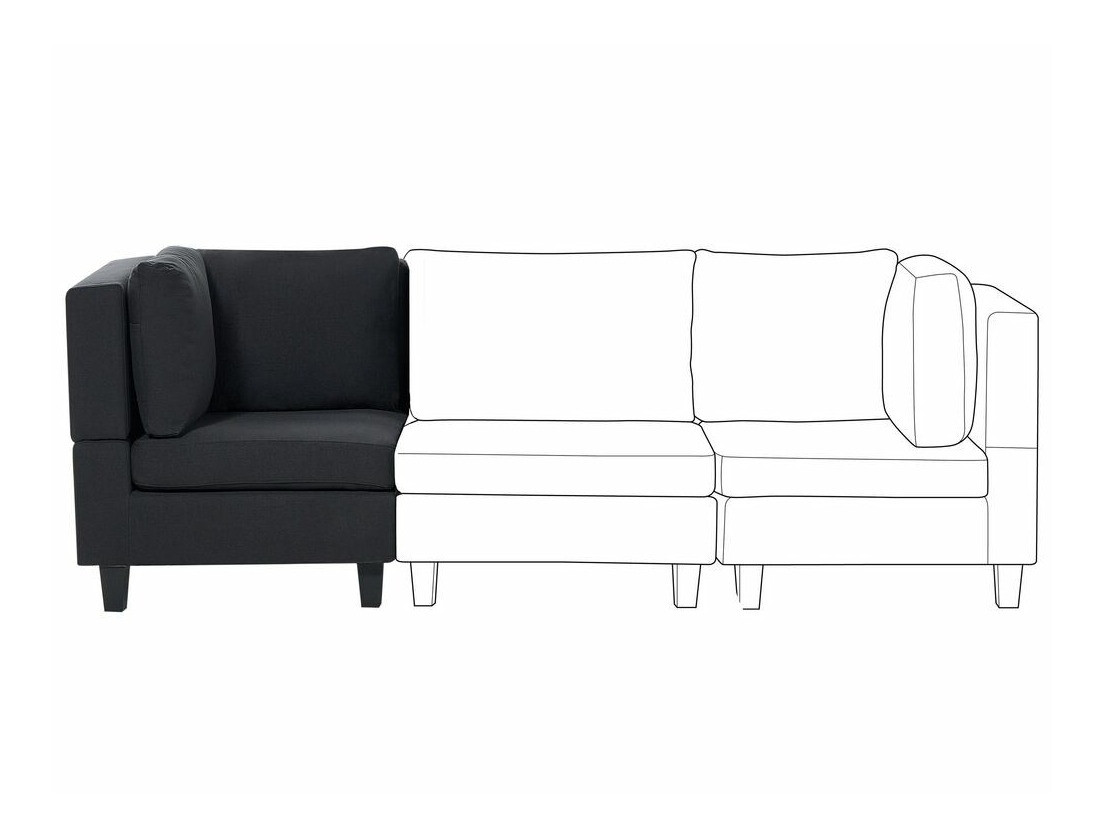 Модулен фотьойл Elbmeli 102 (Черен)