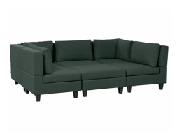 Модулен ъглов диван Elbmeli 104 (Зелен)