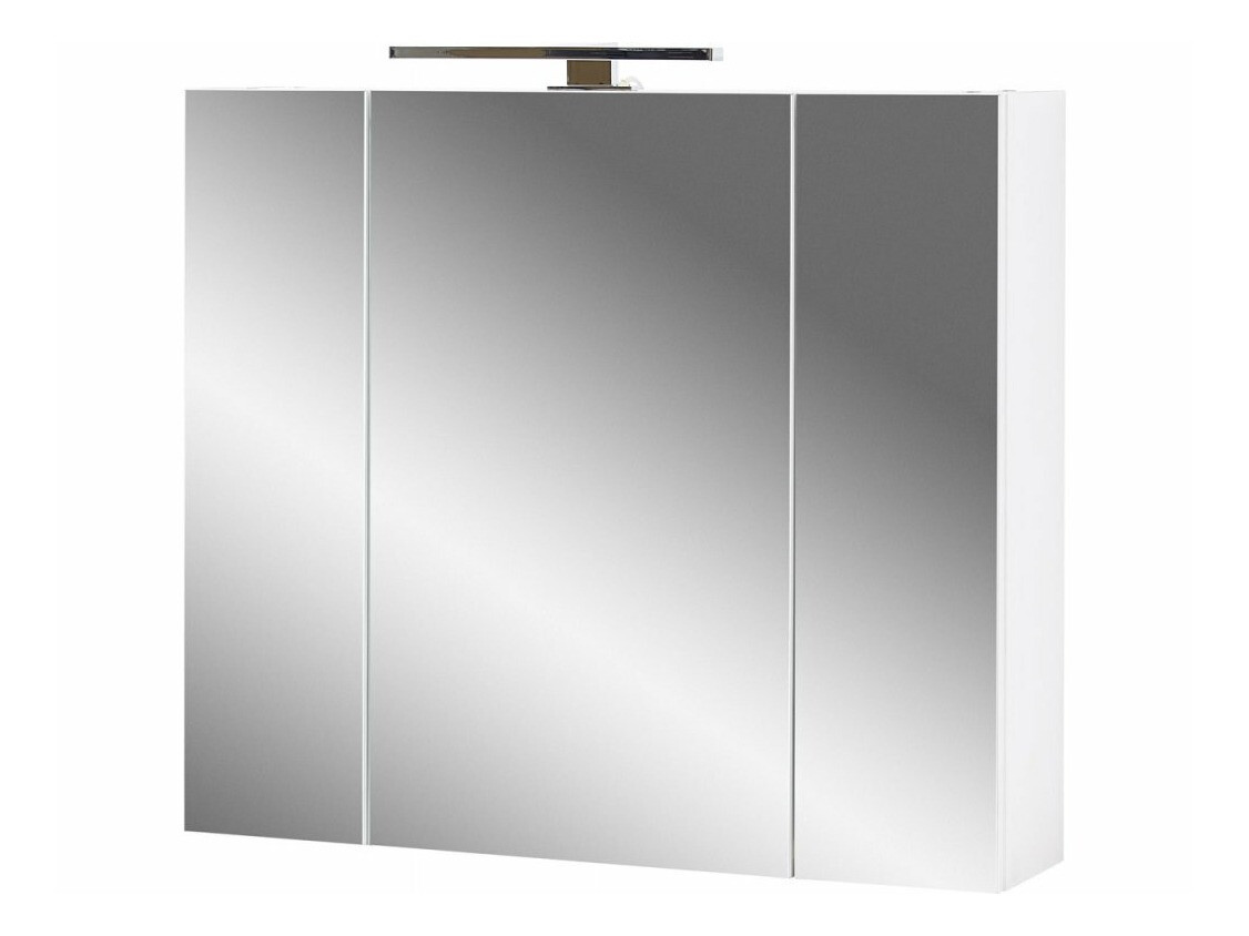 Шкаф за баня с огледало Temeli 101 (Бял)