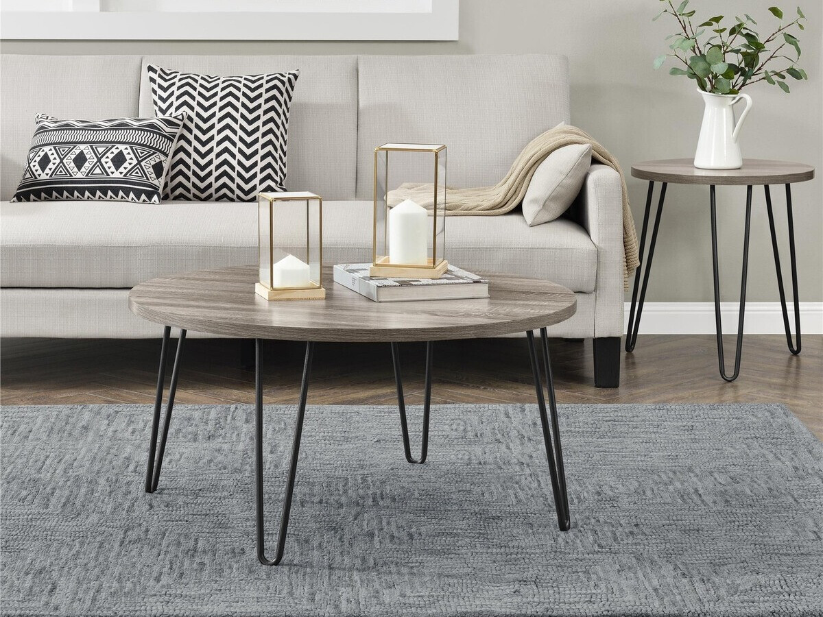 Масичка за кафе Nutive 104 (Светъл дъб)