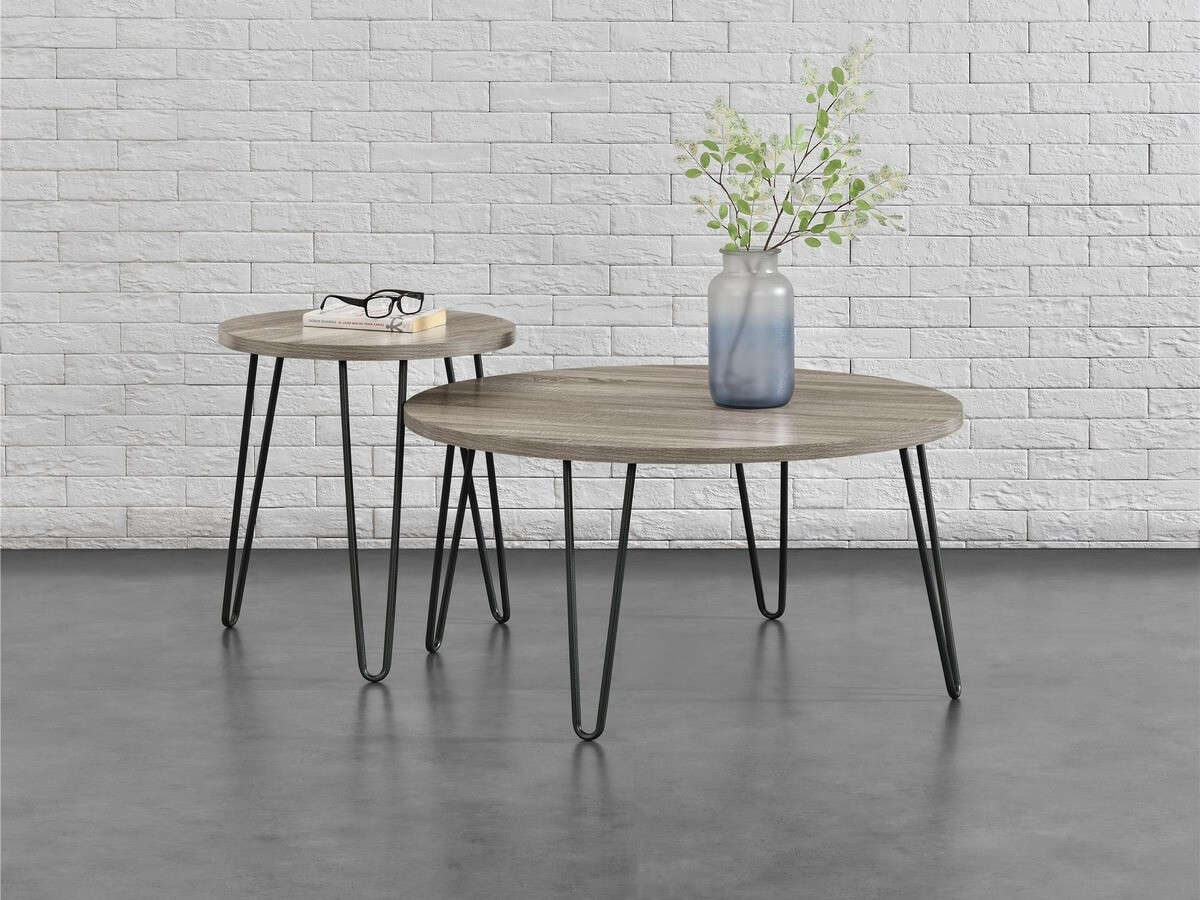 Масичка за кафе Nutive 104 (Светъл дъб)