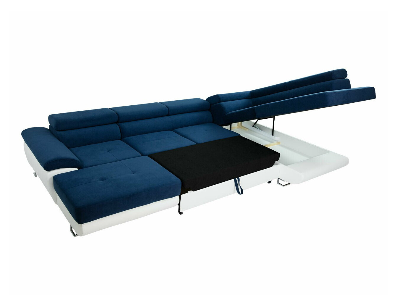 Ъглов диван Comfivo Ruta IV (Soft 017 + Uttario Velvet 2979 + Uttario Velvet 2955 St)