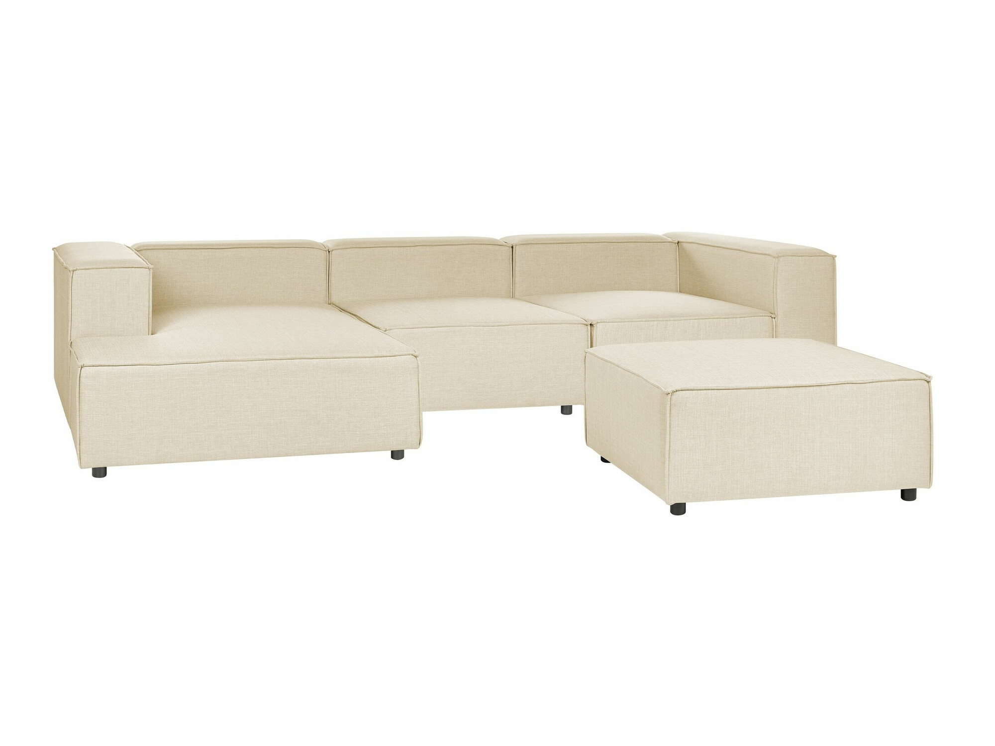 Модулен ъглов диван Enofloi 105 (Бежов)