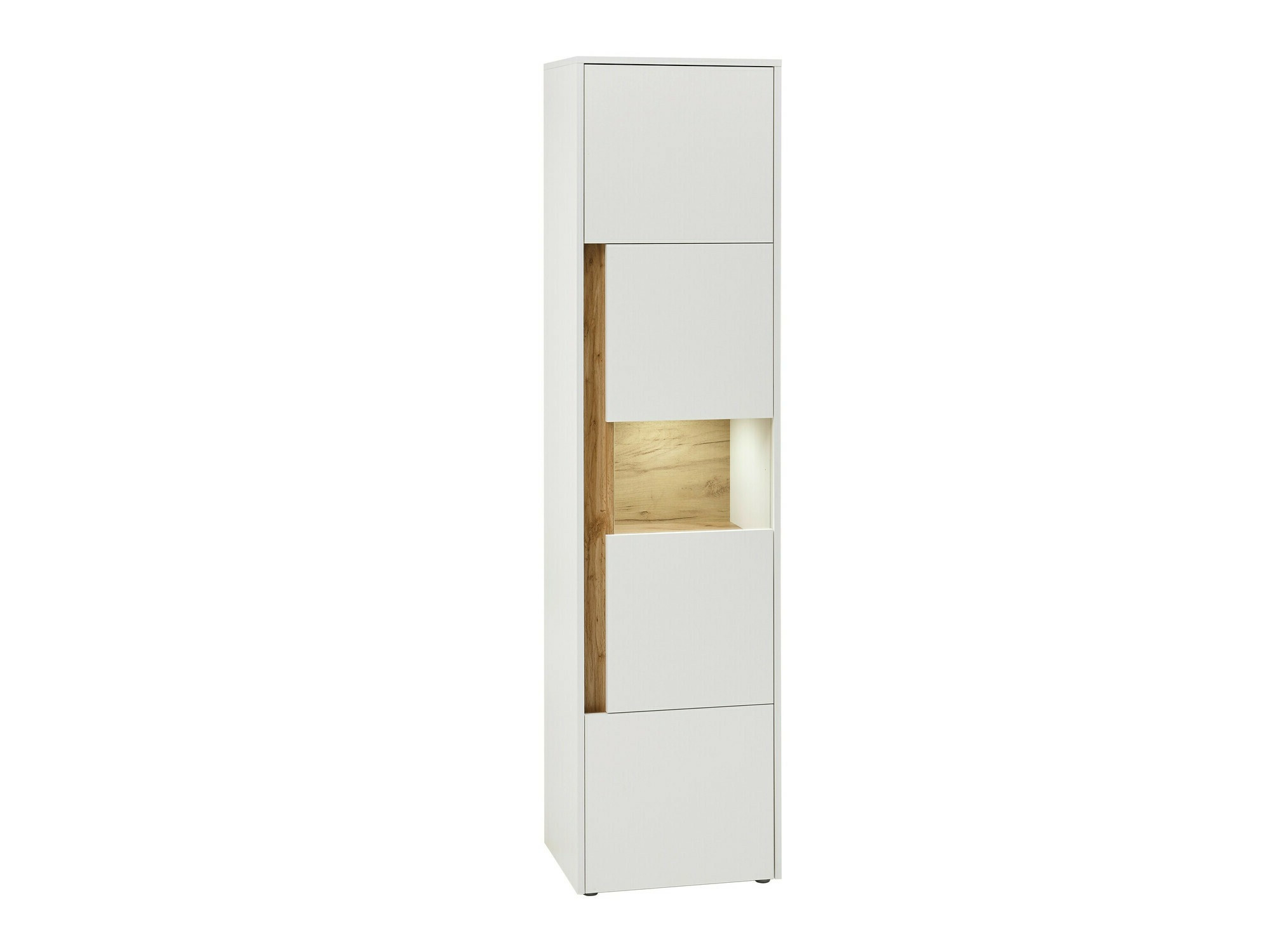 Етажерка Elbsori 100 (Бял + Дъб уотан)