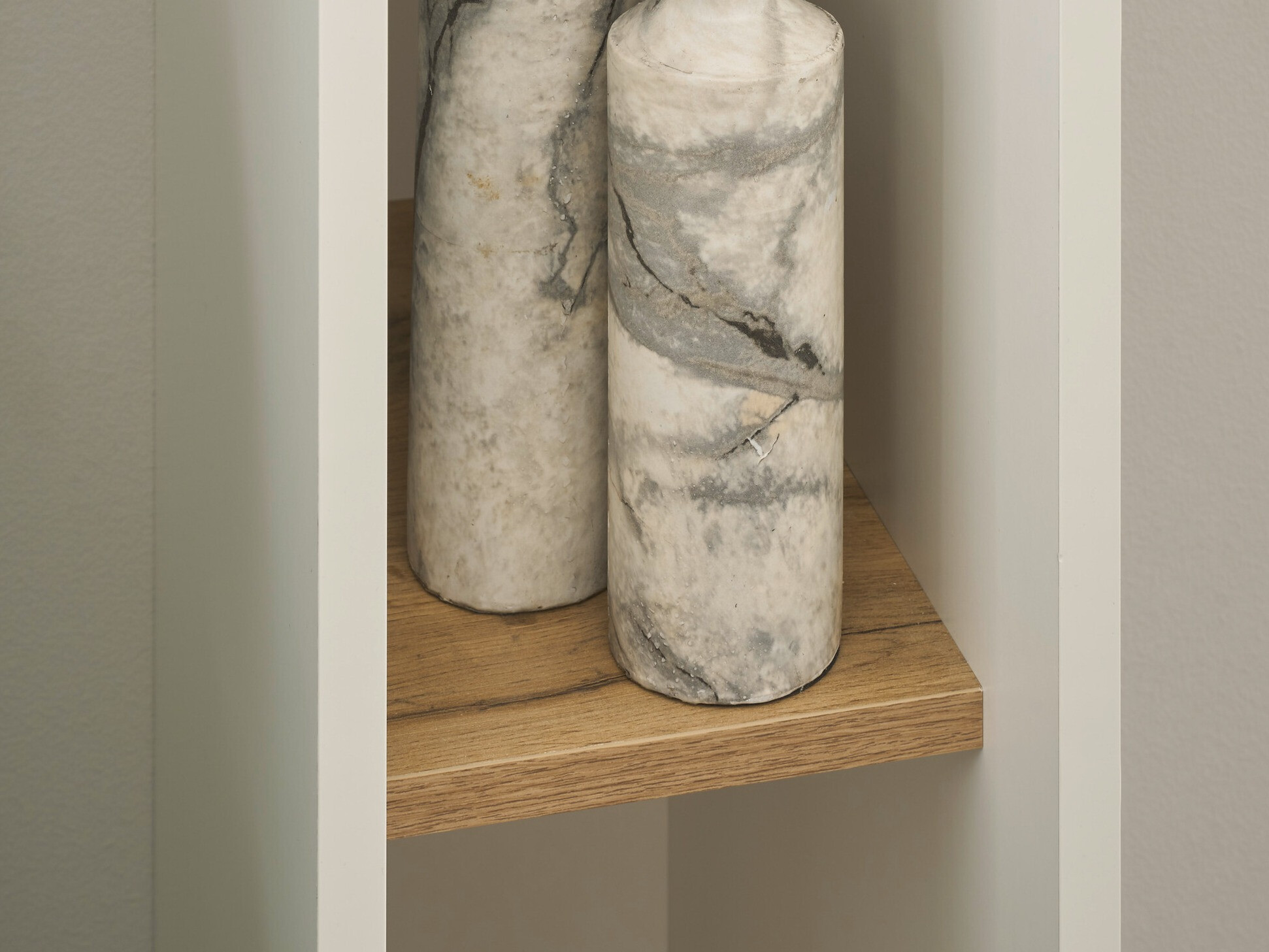 Етажерка Elbsori 106 (Бял + Дъб уотан)