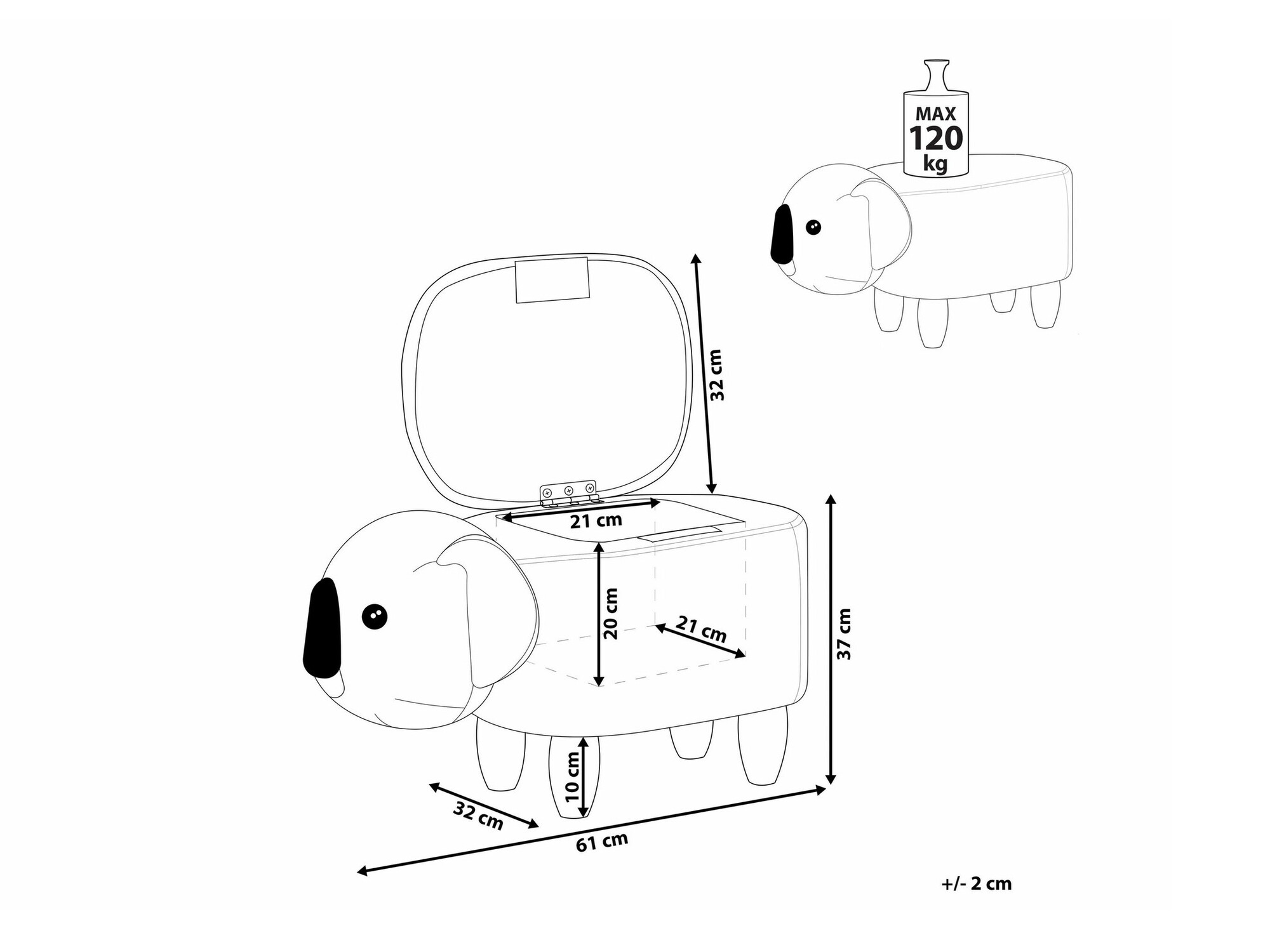 Табуретка Berwyn 1797