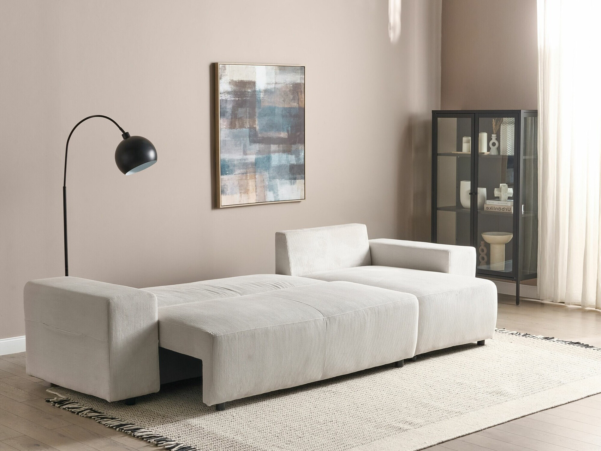 Ъглов диван Berwyn 1801 (Бежов)