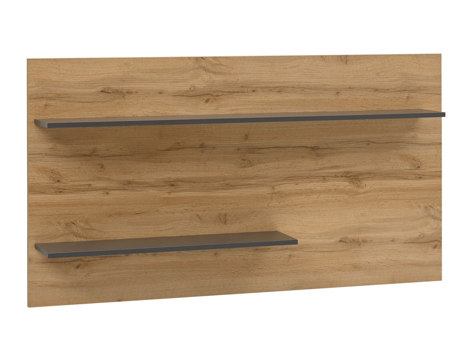 Стенна етажерка Elbsori 112 (Дъб уотан + Антрацит)