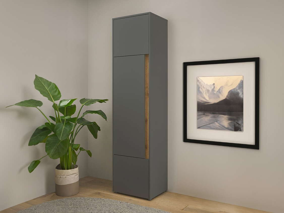 Етажерка Elbsori 103 (Антрацит + Дъб уотан)