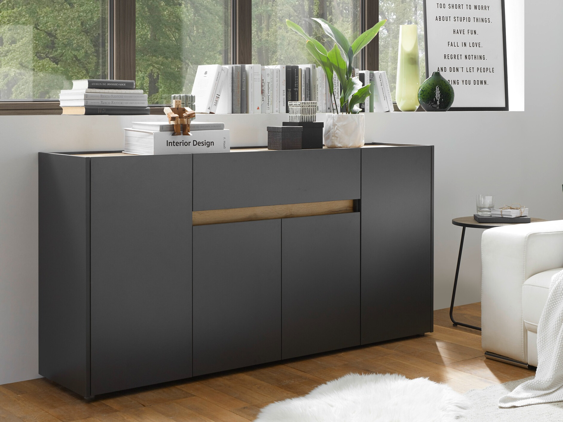 Скрин Elbsori 117 (Антрацит + Дъб уотан)