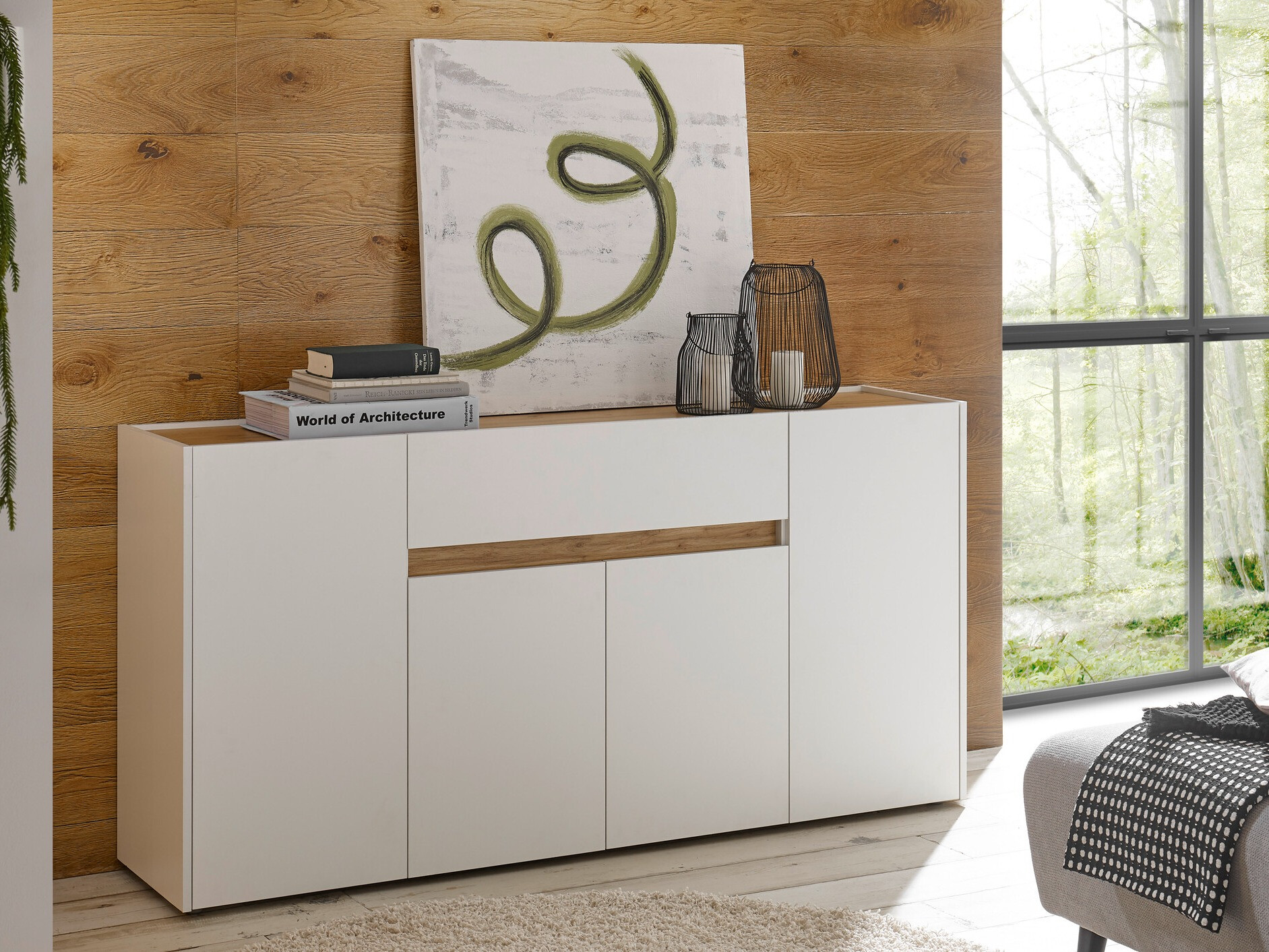 Скрин Elbsori 117 (Бял + Дъб уотан)