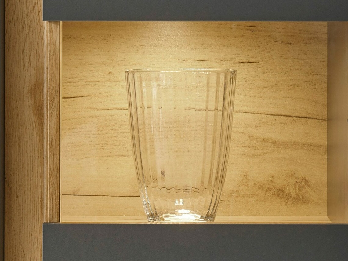 Комплект за хол Elbsori 122 (Антрацит + Дъб уотан)