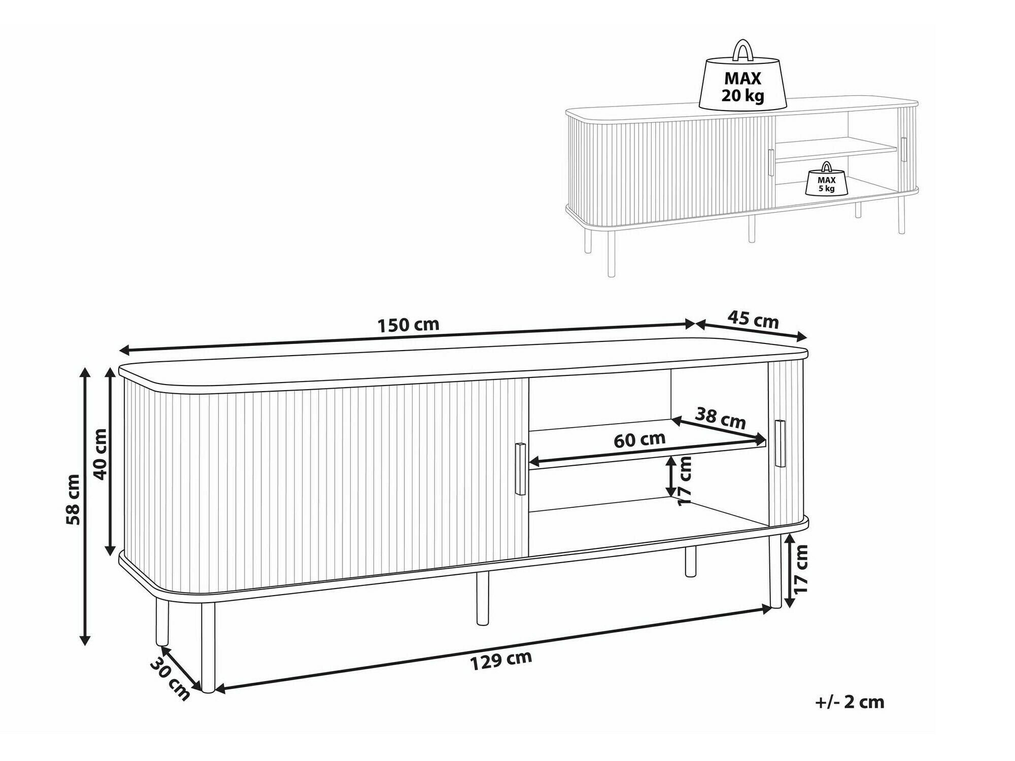 Комплект за хол Fencalu 106