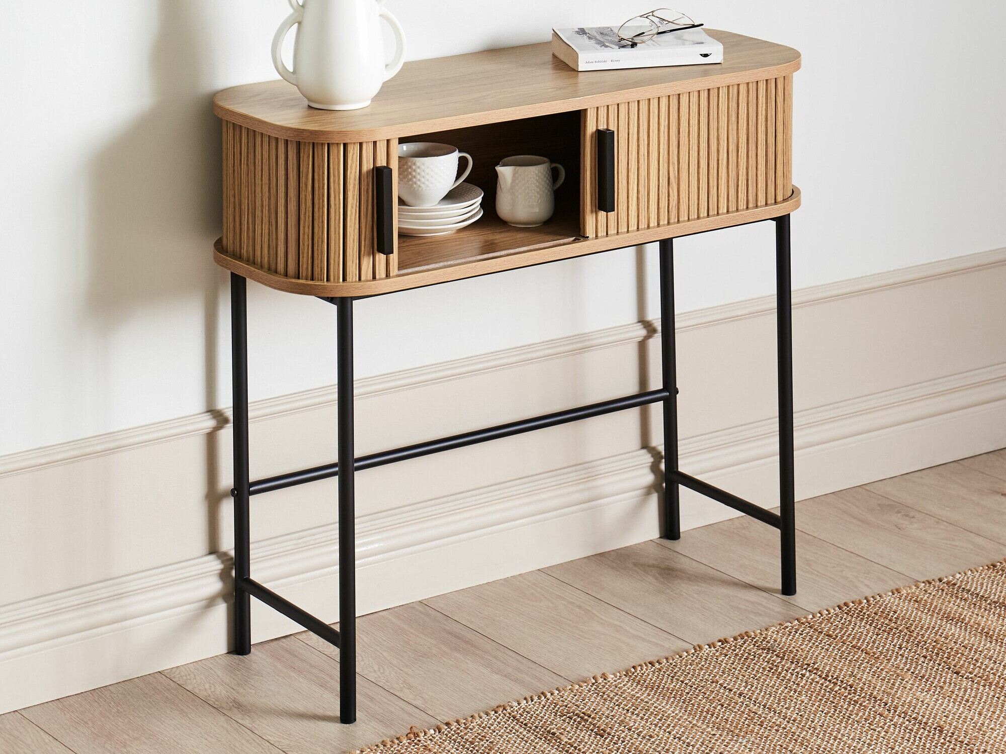 Конзолна маса Fencalu 112 (Ярък дърво)