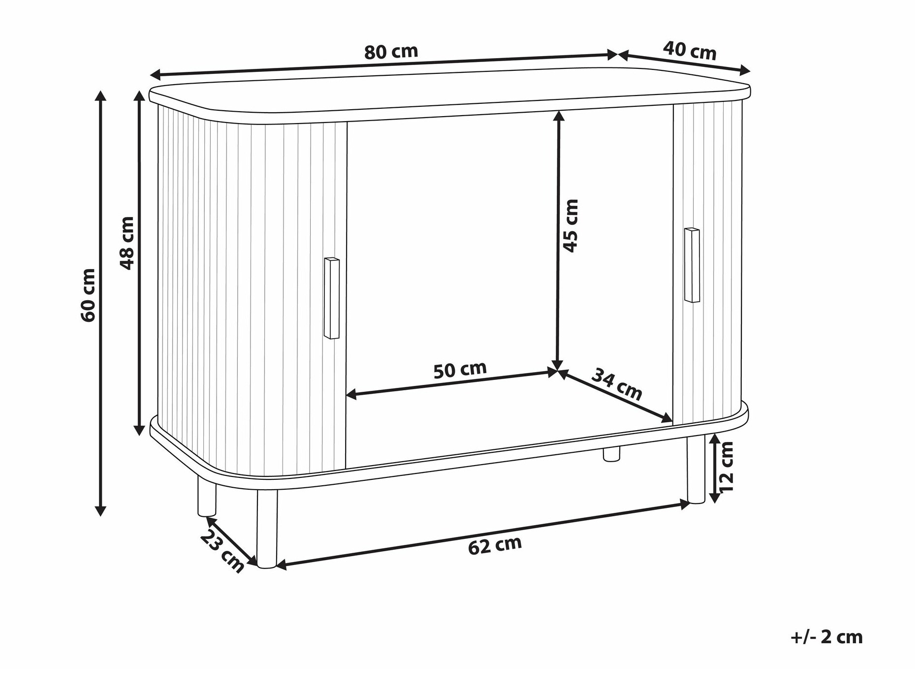 Шкаф Fencalu 108 (Ярък дърво)