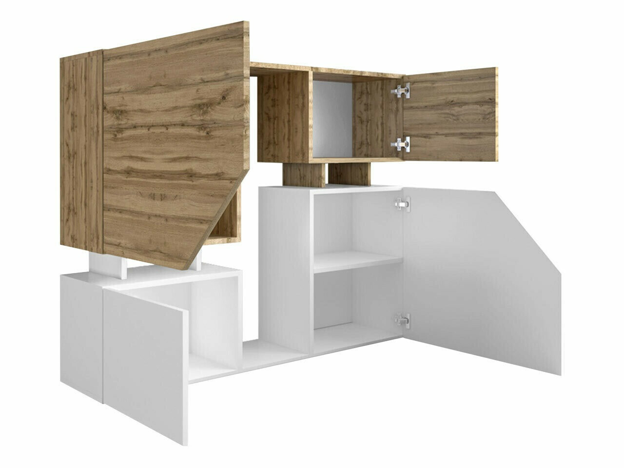 Шкаф Comfivo Daldune (Дъб уотан + Антрацит)