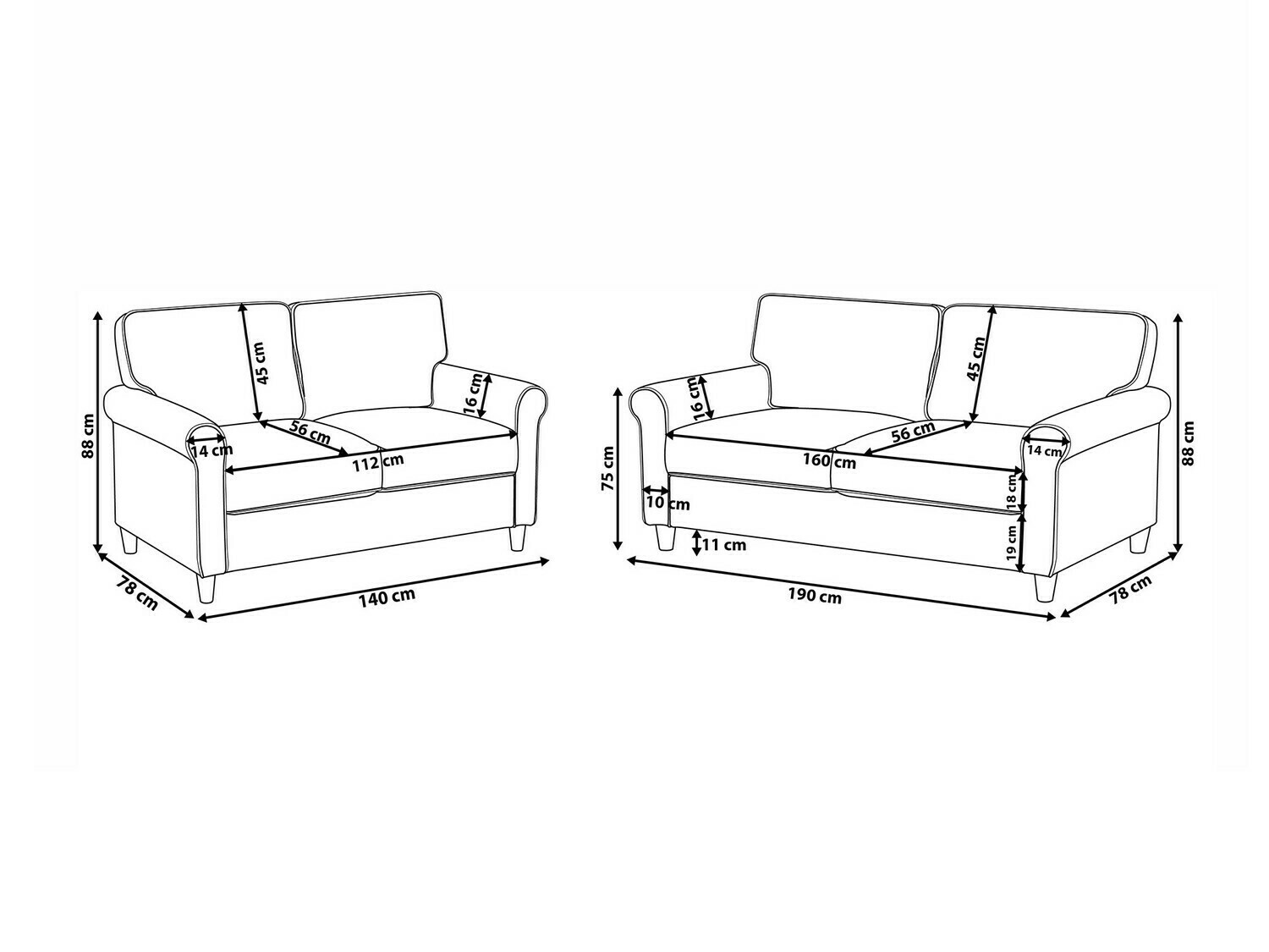 Комплект мека мебел Berwyn 676 (Зелен)