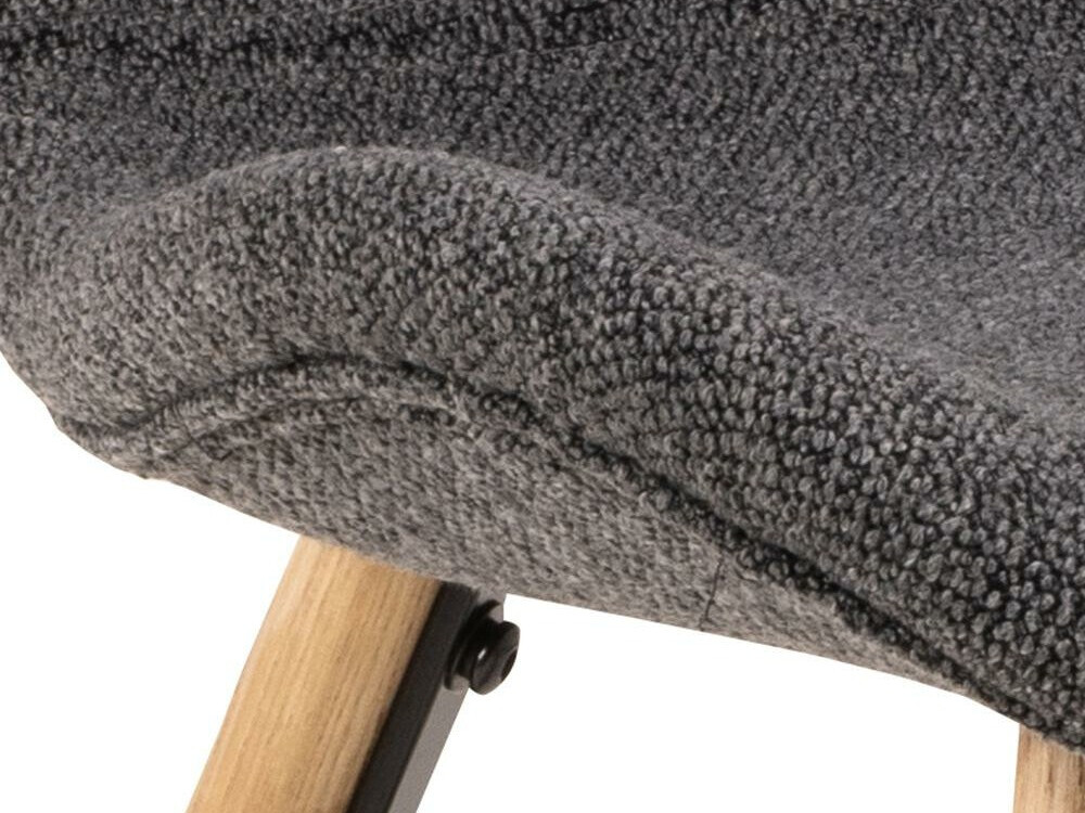 Стол Norsica 788 (Антрацит + Ярък дърво)