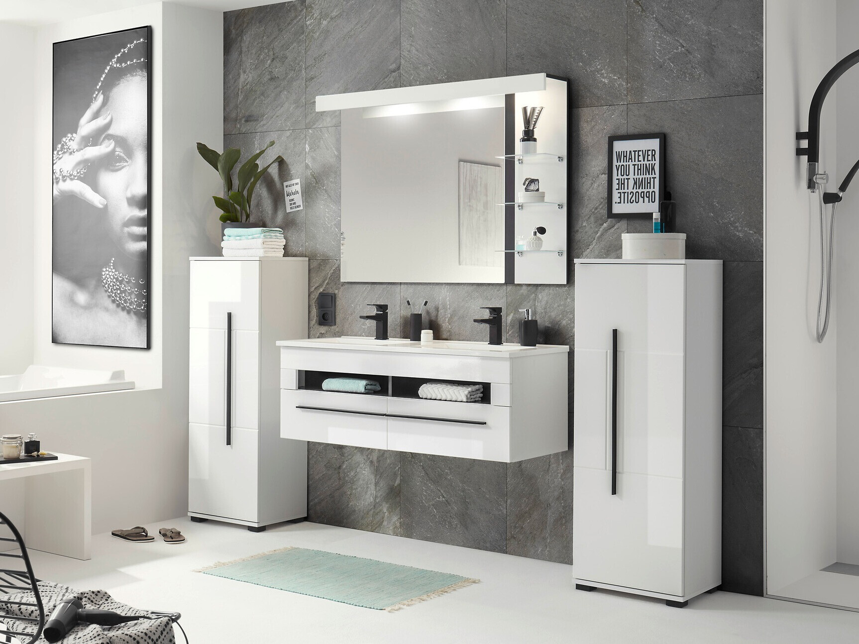 Стоящ шкаф за баня Torbelu 105