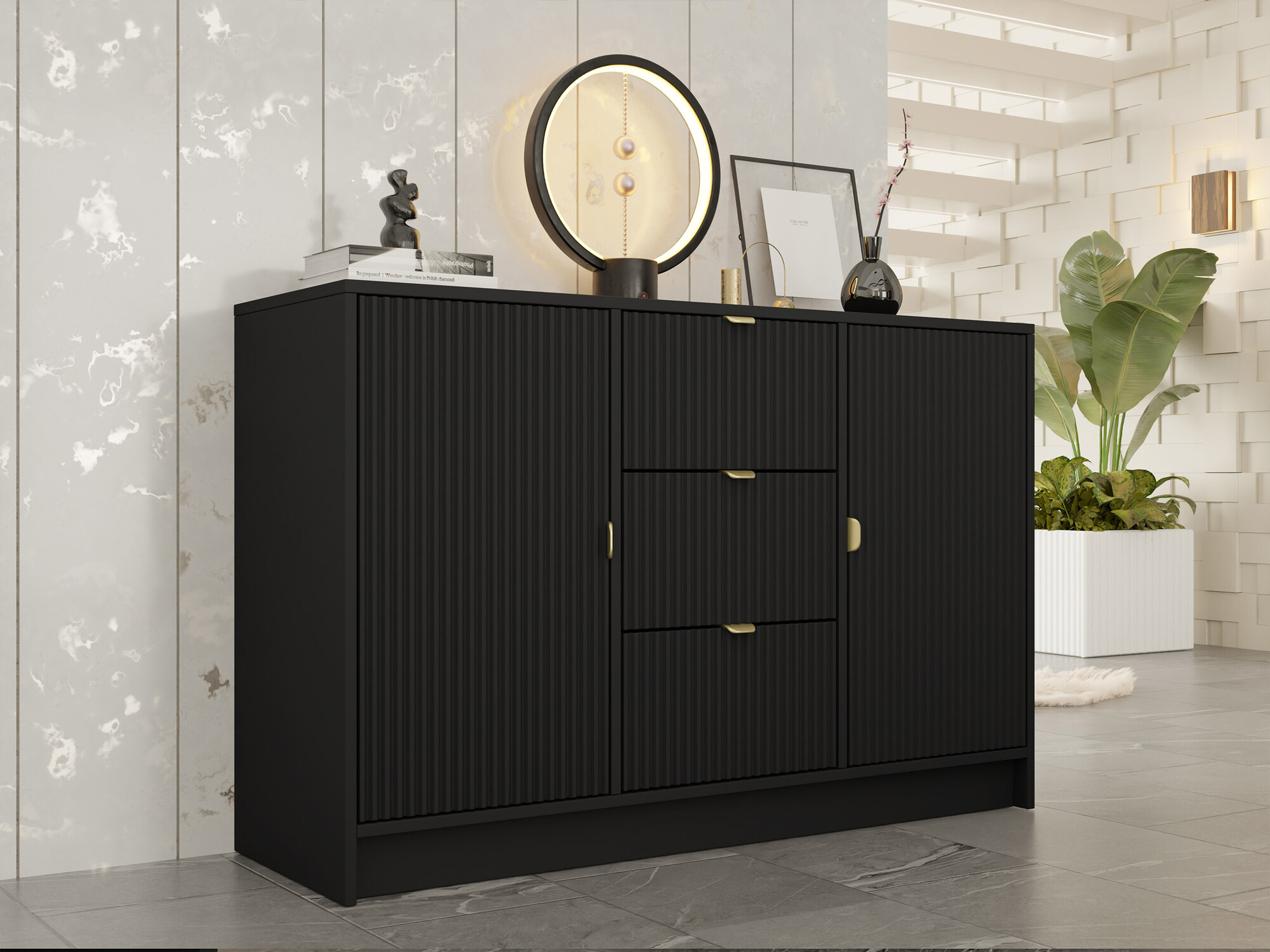 Скрин Comfivo Papilio (Черен)