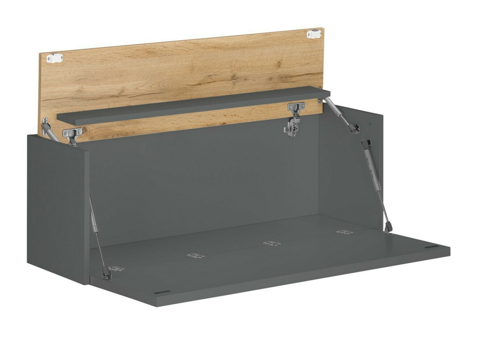 Комплект за хол Elbsori 146 (Антрацит + Дъб уотан)