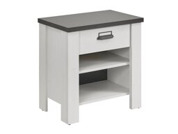 Нощно шкафче Cirtale 102 (Антрацит + Избелен бор)