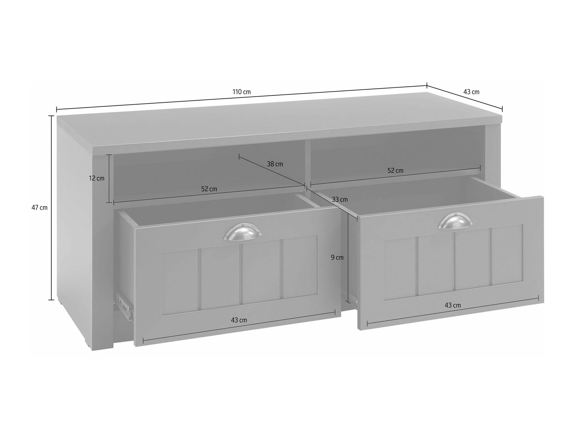 Шкаф за обувки Evalira 122