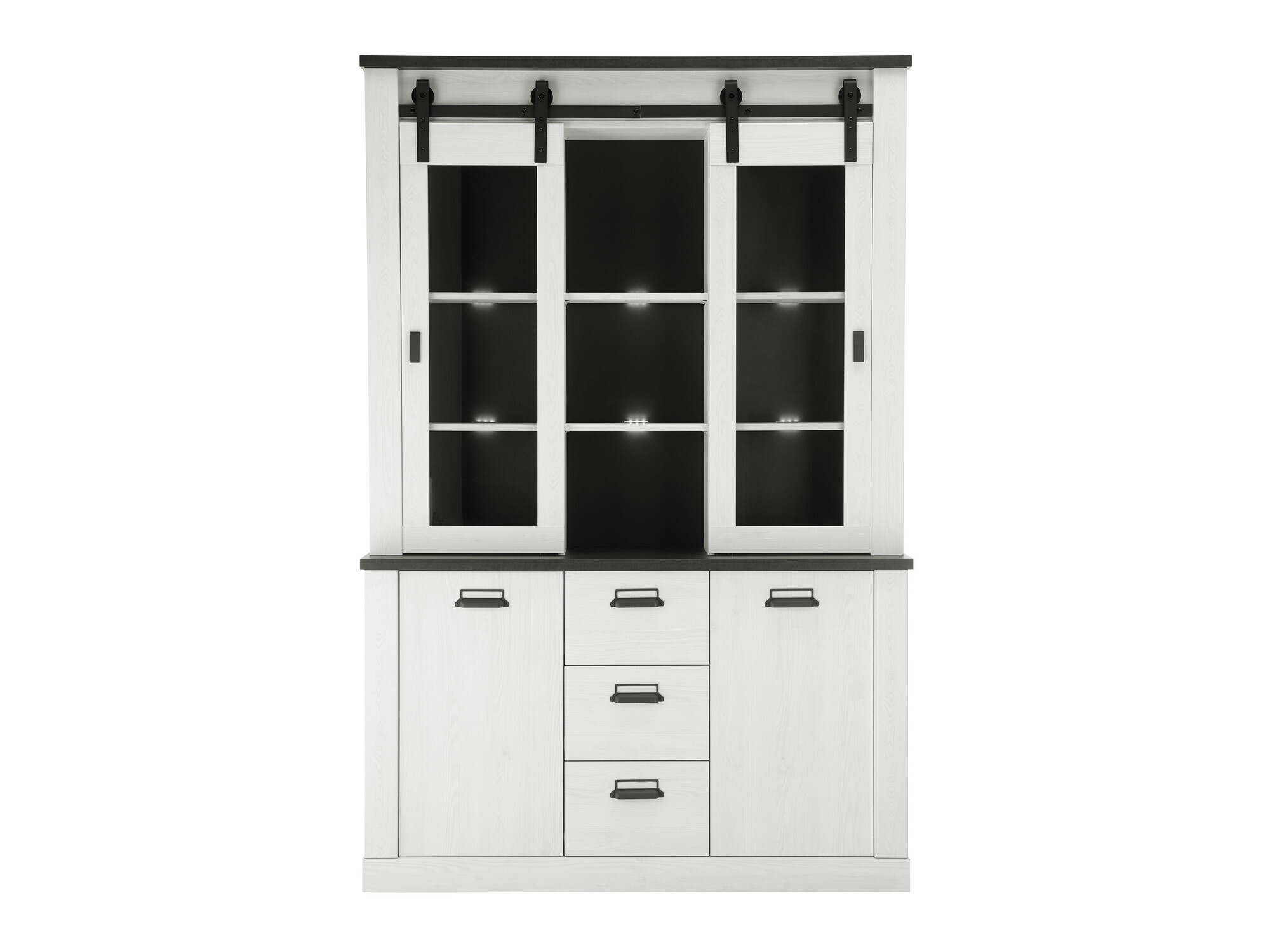 Етажерка Cirtale 110 (Избелен бор + Antrahite)