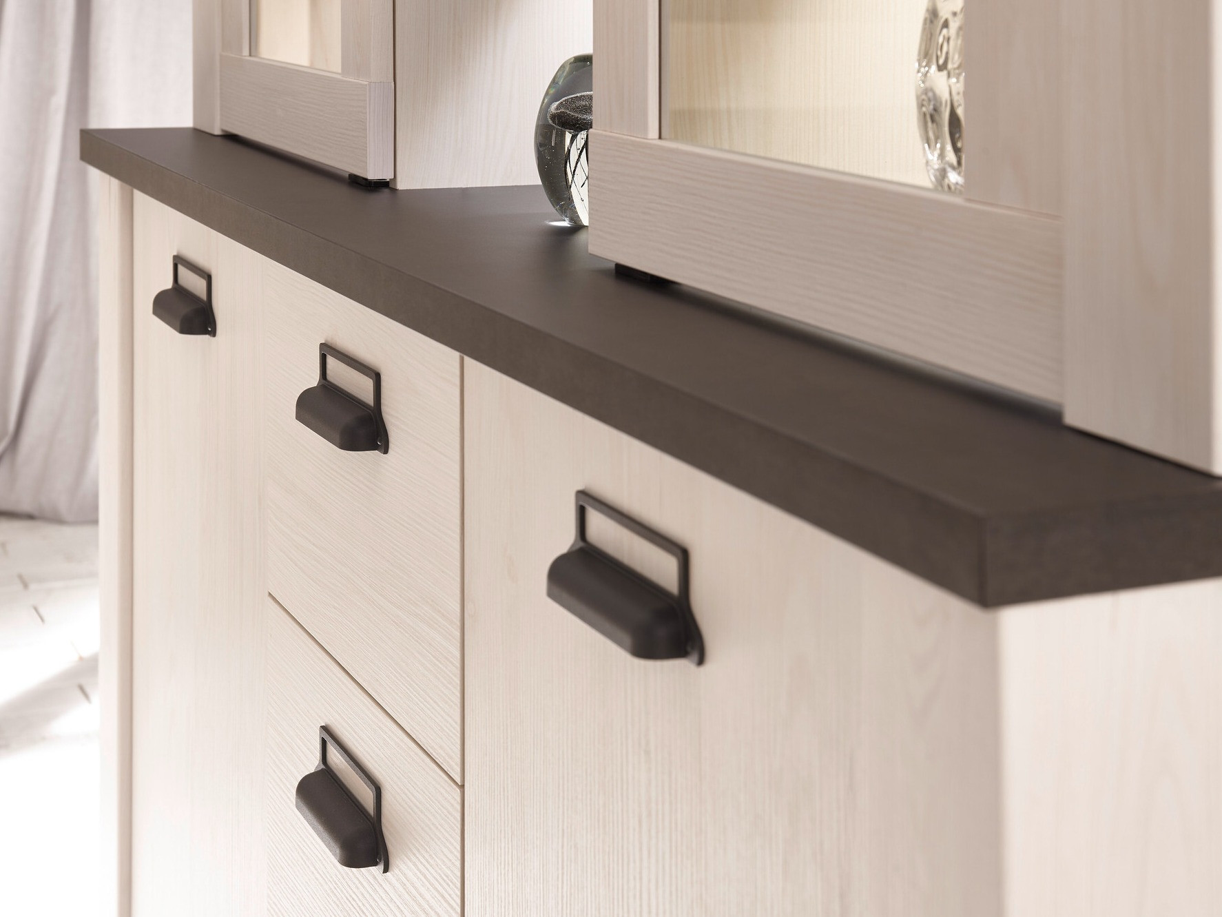 Етажерка Cirtale 110 (Избелен бор + Antrahite)