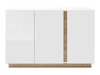Шкаф Veropho 106 (Бял гланц + Grandson дъб)