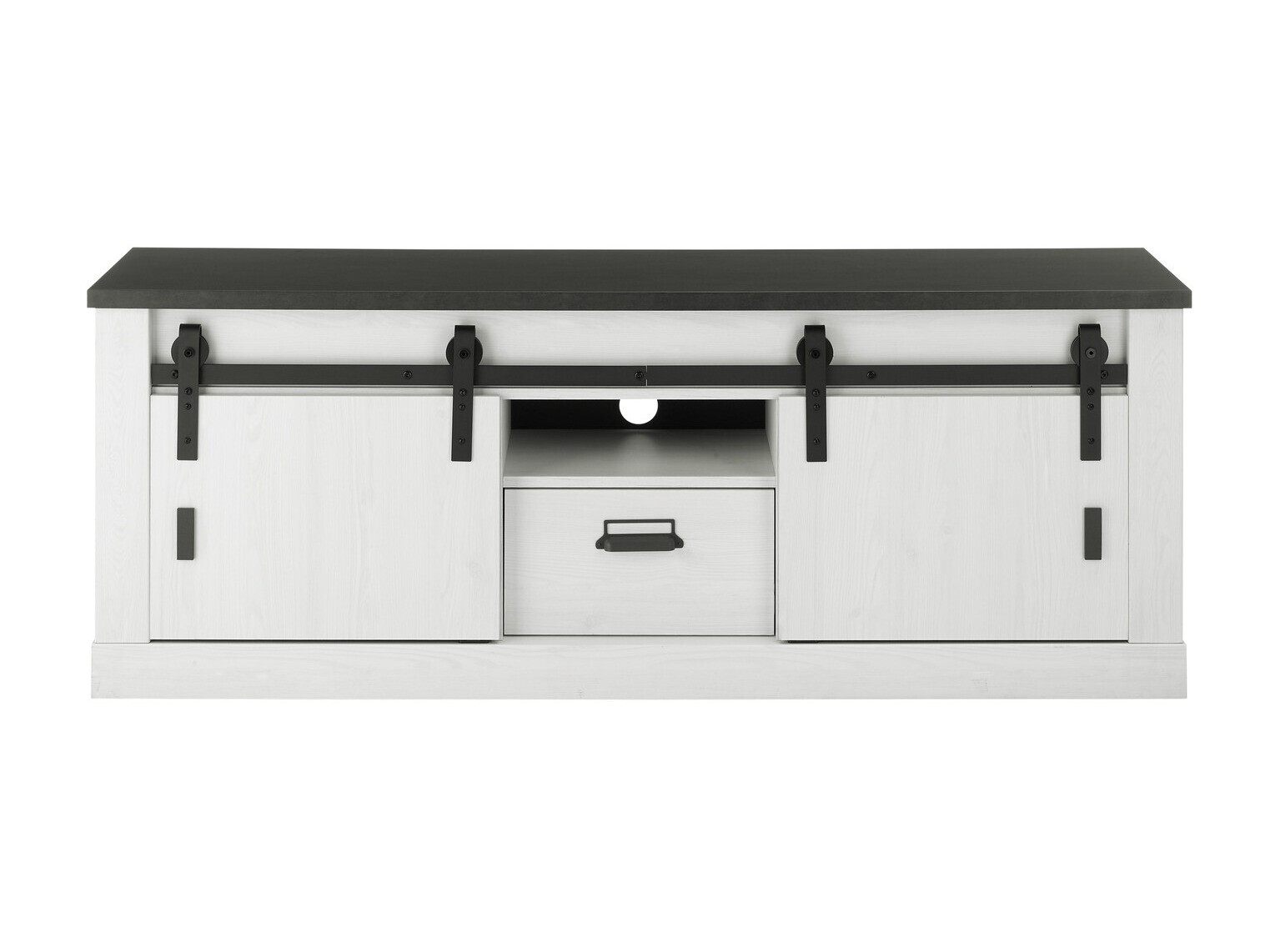 ТВ шкаф Cirtale 112 (Антрацит + Избелен бор)