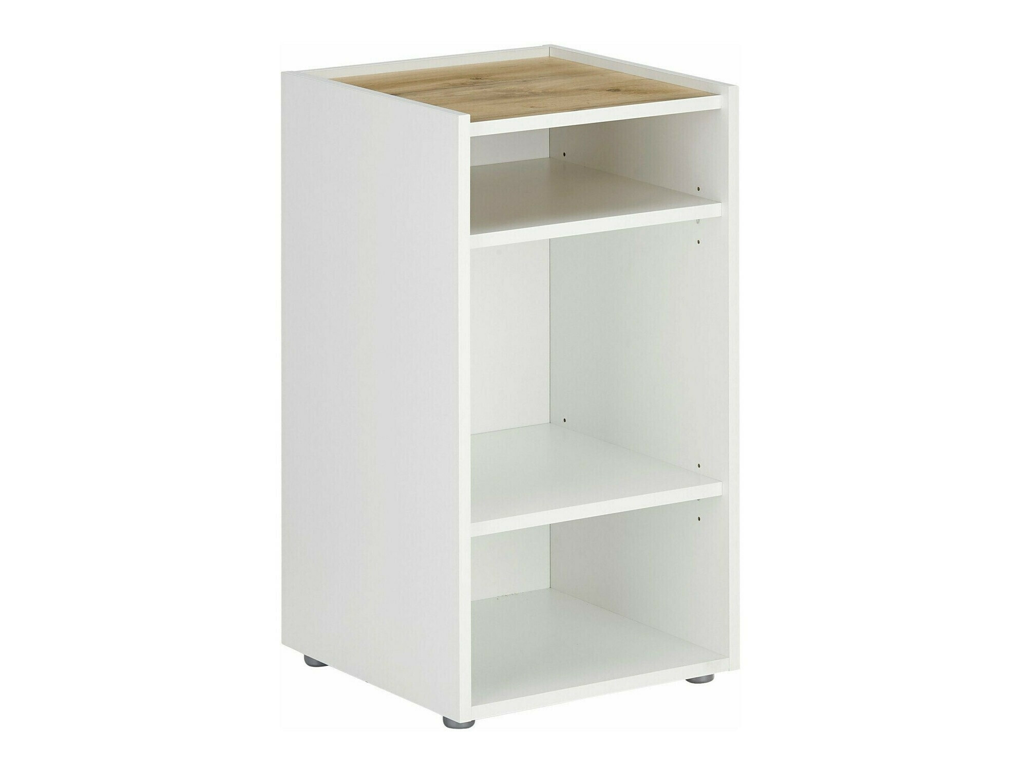 Комплект за домашен офис Elbsori 153 (Бял + Дъб уотан)