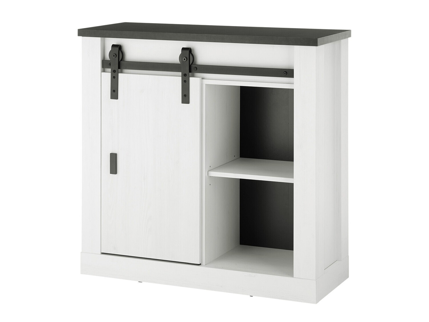 Шкаф Cirtale 119 (Избелен бор + Антрацит)