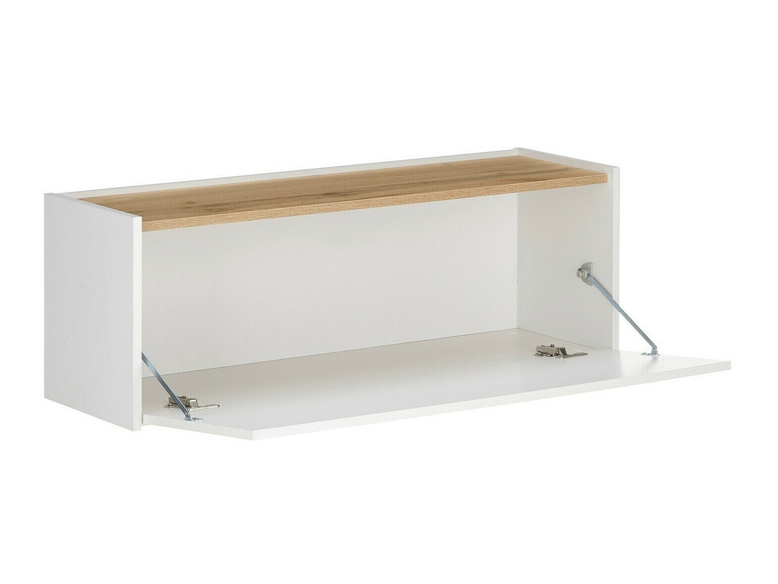 Комплект за домашен офис Elbsori 158 (Бял + Дъб уотан)