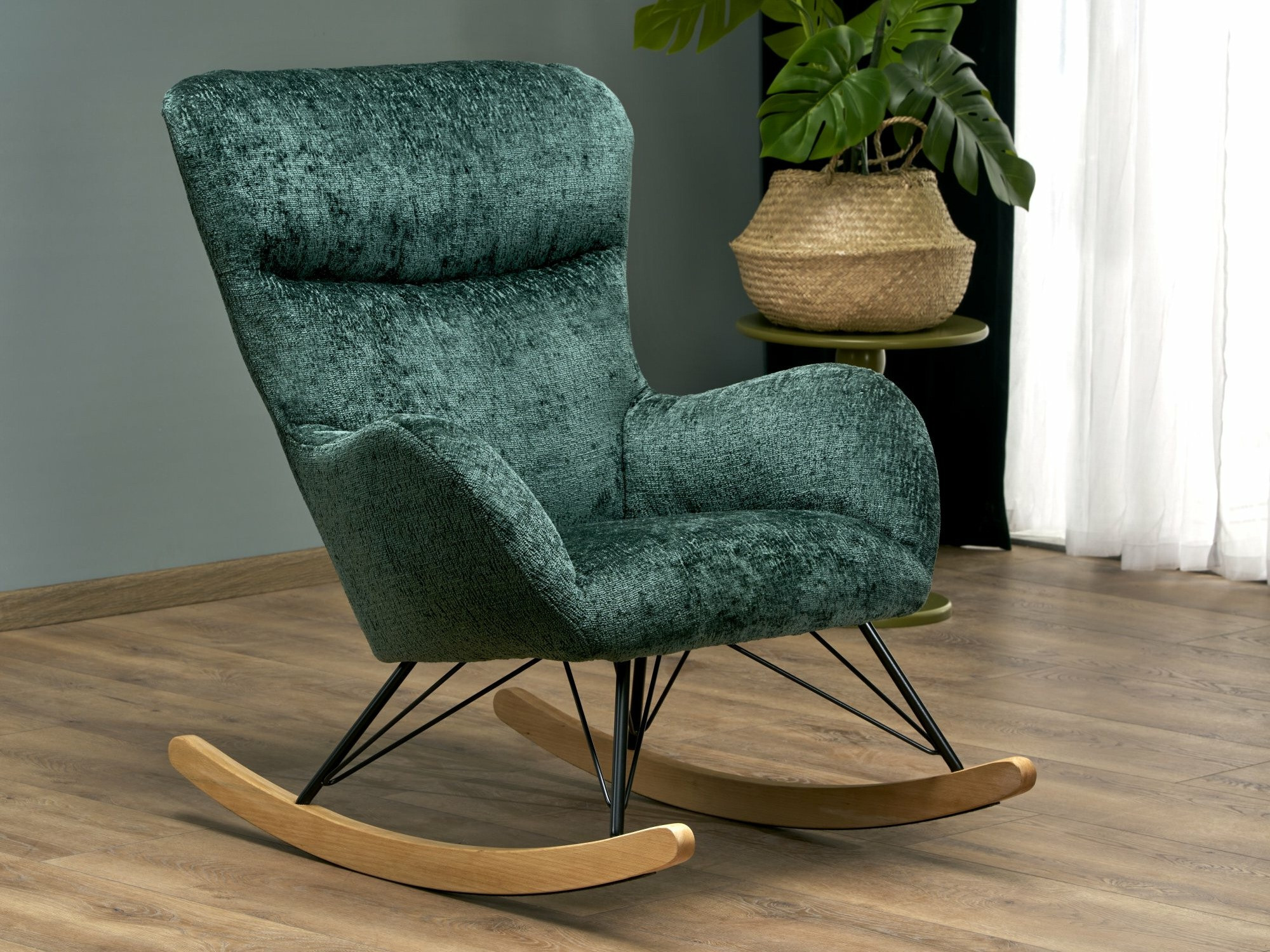 Люлеещ се стол Houston 1594 (Зелен)