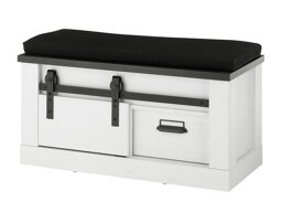 Шкаф за обувки Cirtale 125 (Антрацит + Избелен бор)