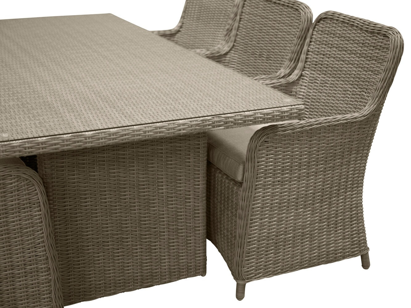 Градински комплект Dallas 2201 (Светлокафяво + Бежов)