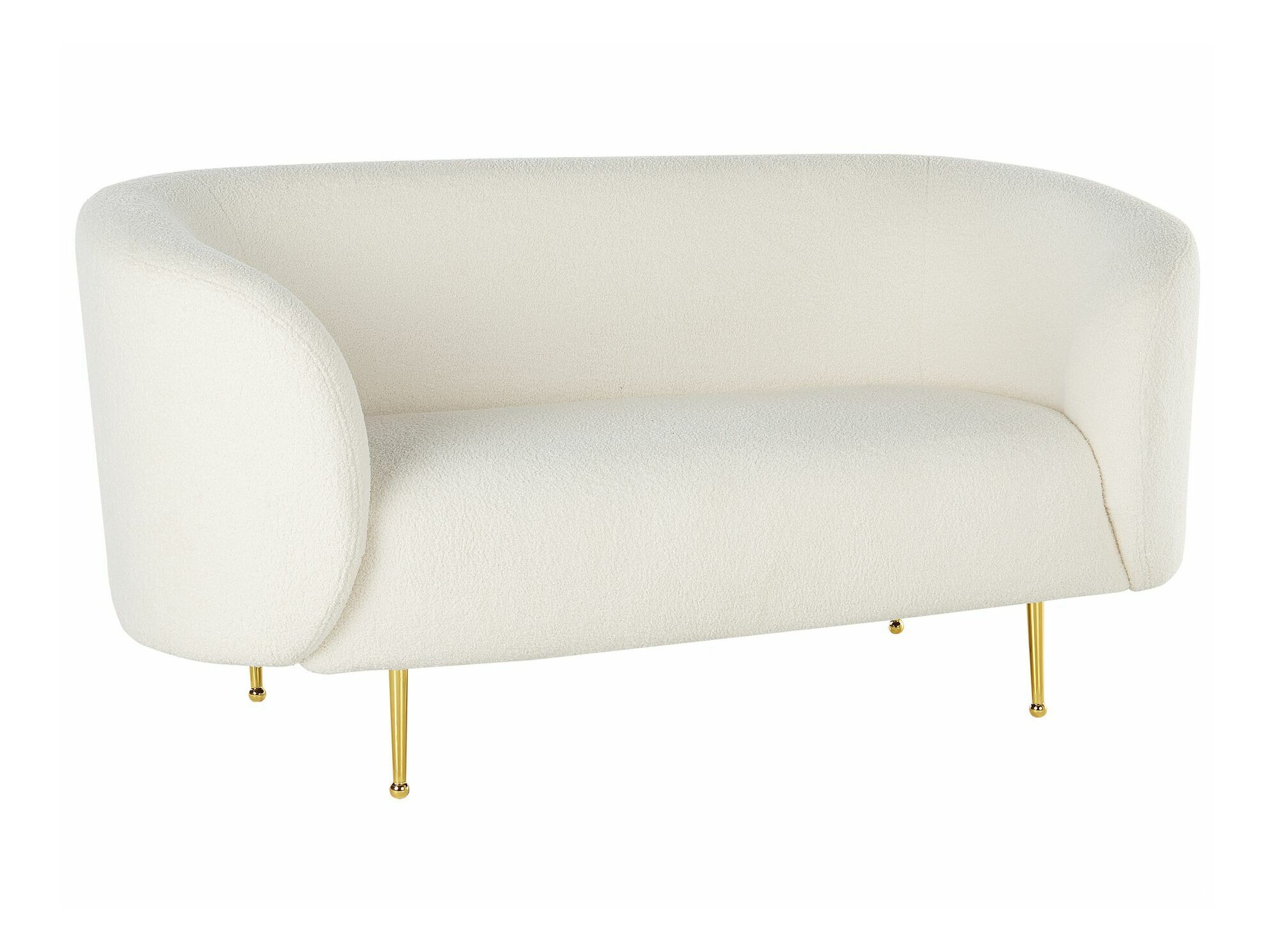 Диван Berwyn 123 (Бял + Златно)