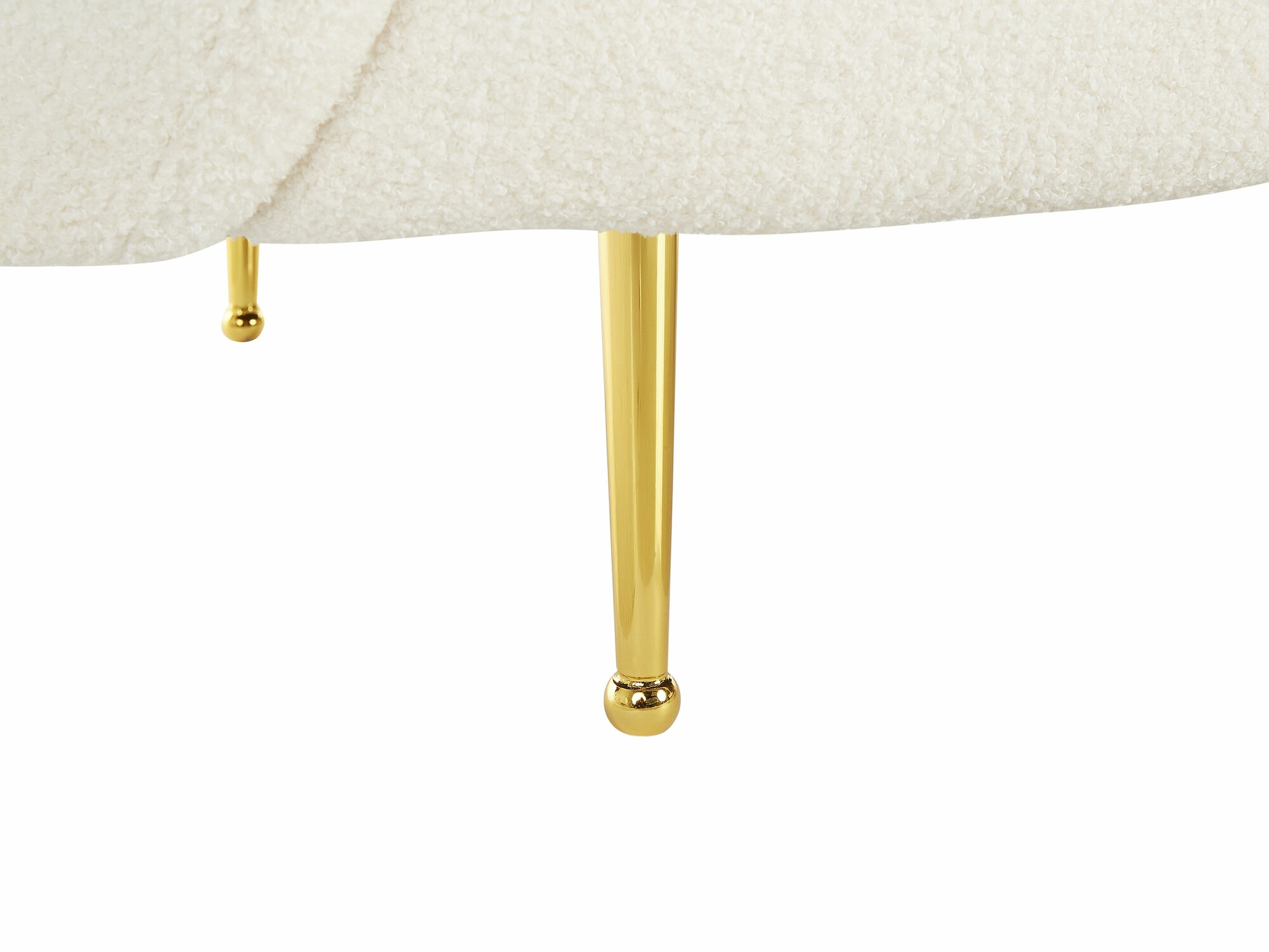 Диван Berwyn 123 (Бял + Златно)