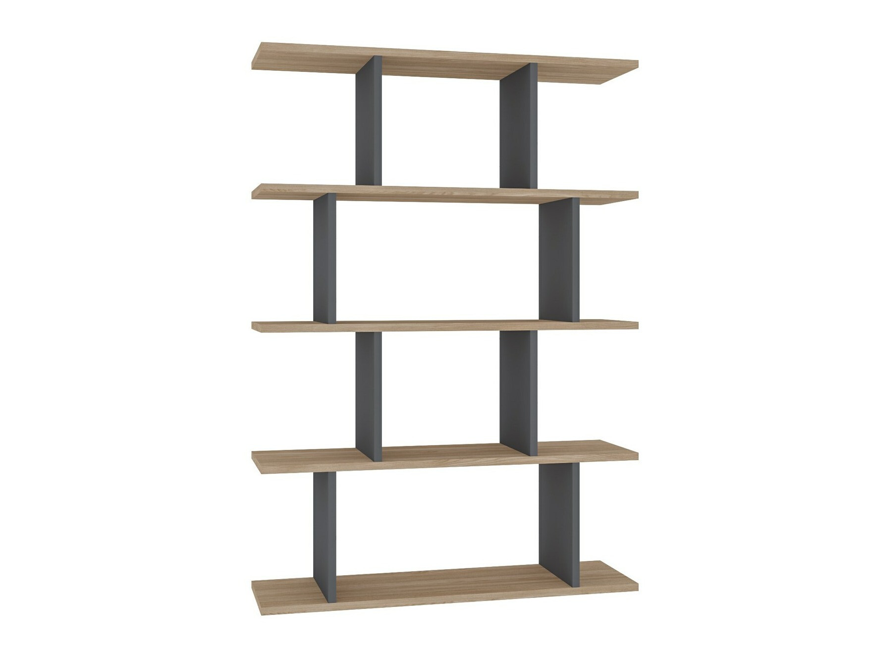 Етажерка Kailua 1048 (Дъб + Антрацит)