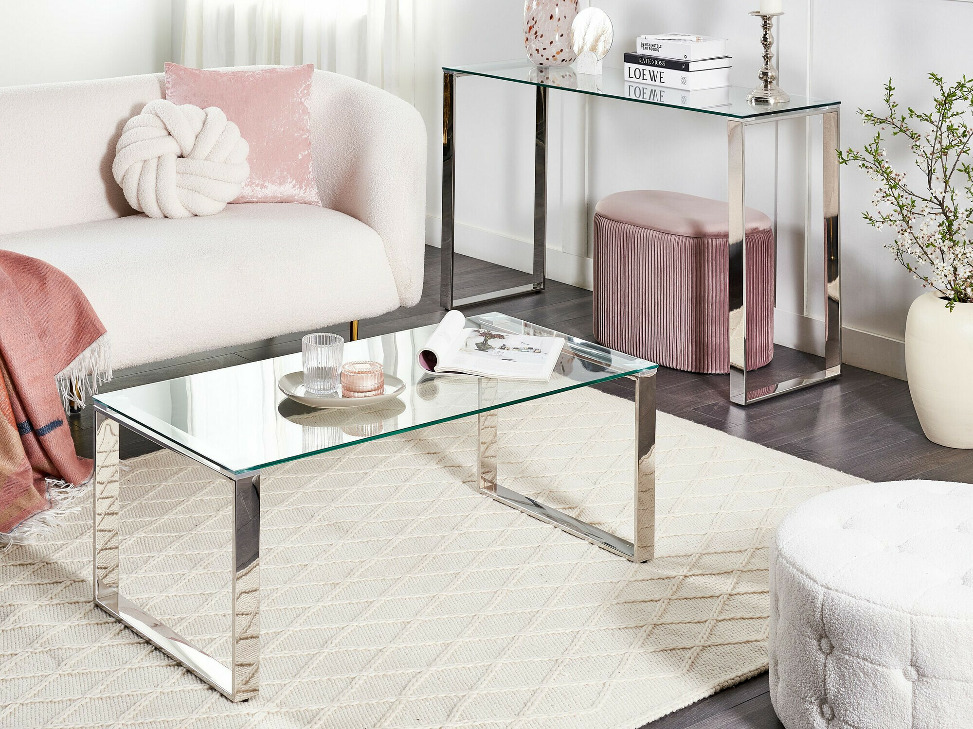 Конзолна маса Berwyn 1833 (Сребро)