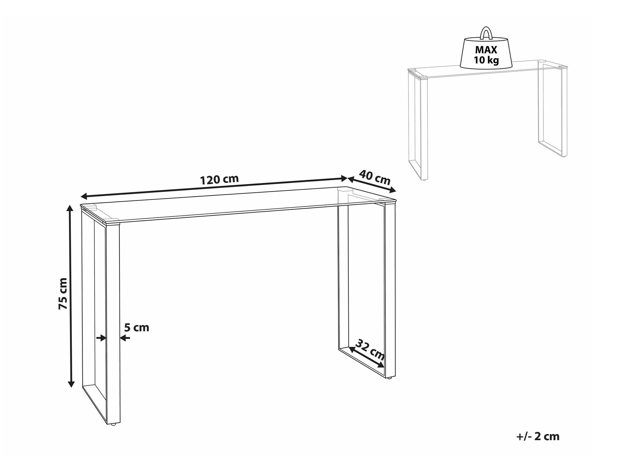 Конзолна маса Berwyn 1833 (Златно)