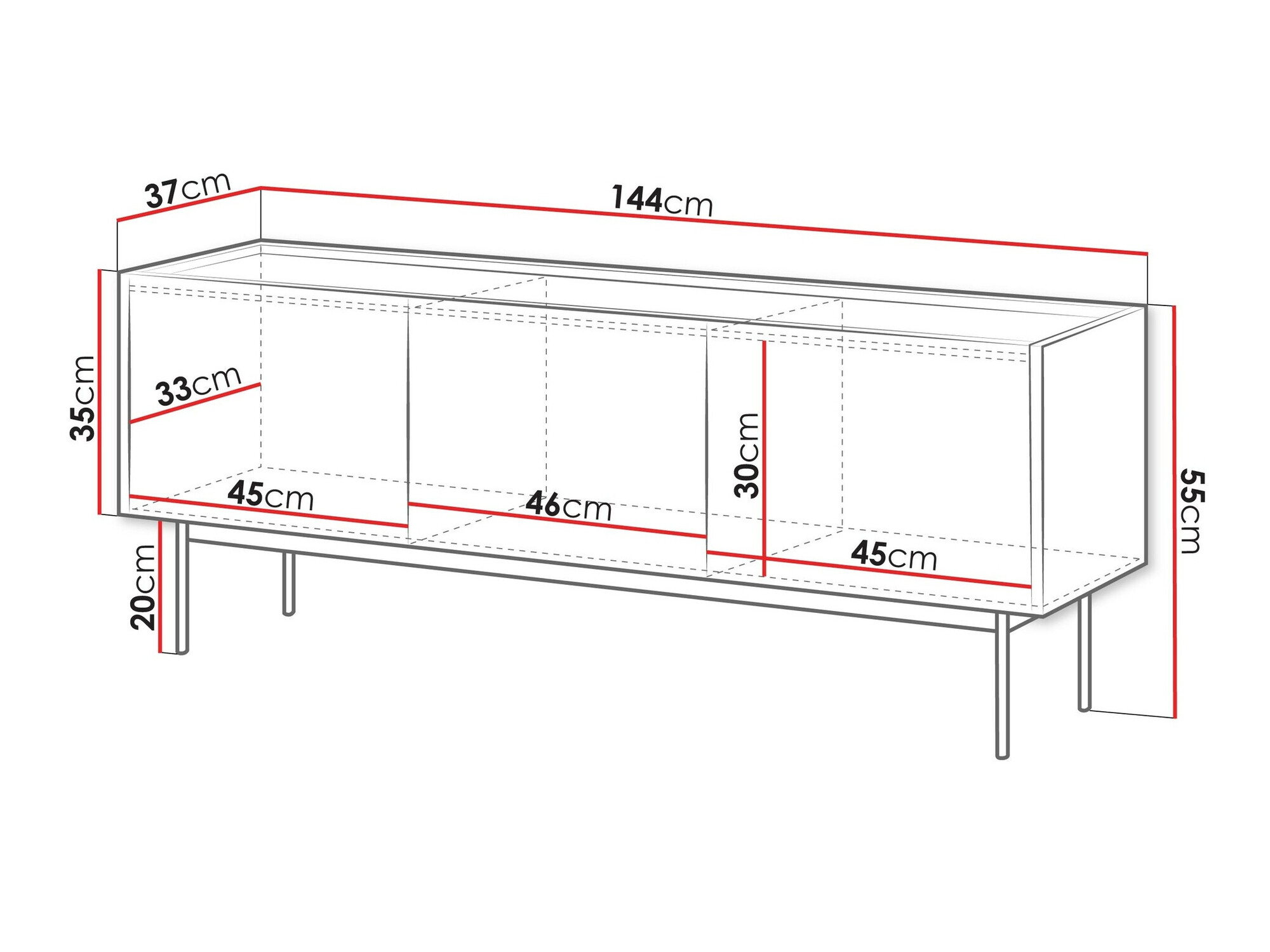 ТВ шкаф Dormela 103