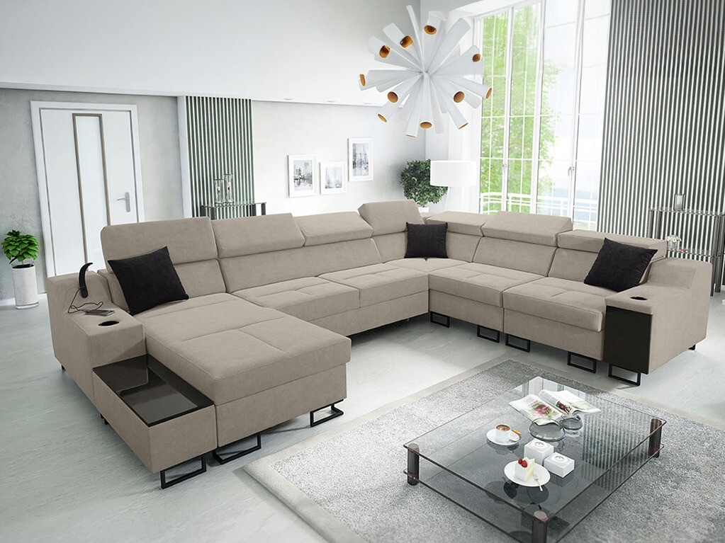 Ъглов диван Sarasota 160 (Uttario Velvet 2979 + Uttario Velvet 2980)