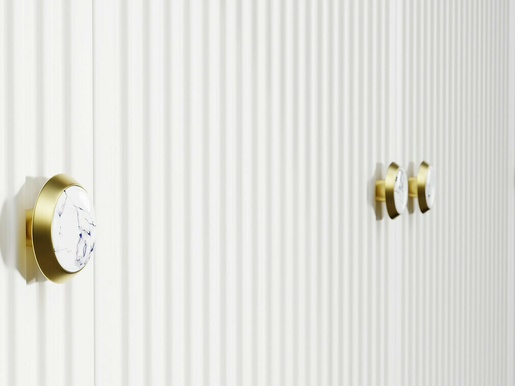 Комплект за хол Romciro 103 (Кашмир + Златно)